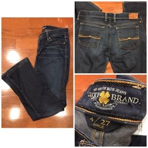 Lucky Brand Ankle Charlie Baby Boot Jeans 🍀
